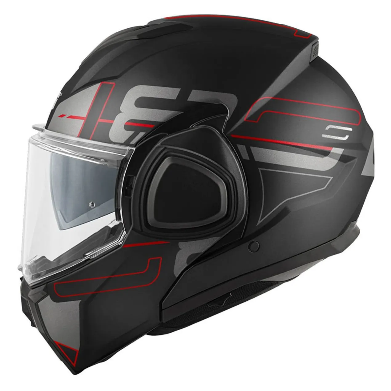 Casco Givi Reversibile X36 Vertigo Nero Opaco Rosso