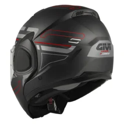 Casco Givi Reversibile X36 Vertigo Nero Opaco Rosso
