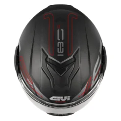 Casco Givi Reversibile X36 Vertigo Nero Opaco Rosso