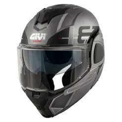 Casco Givi Reversibile X36 Vertigo Titanio Opaco Nero