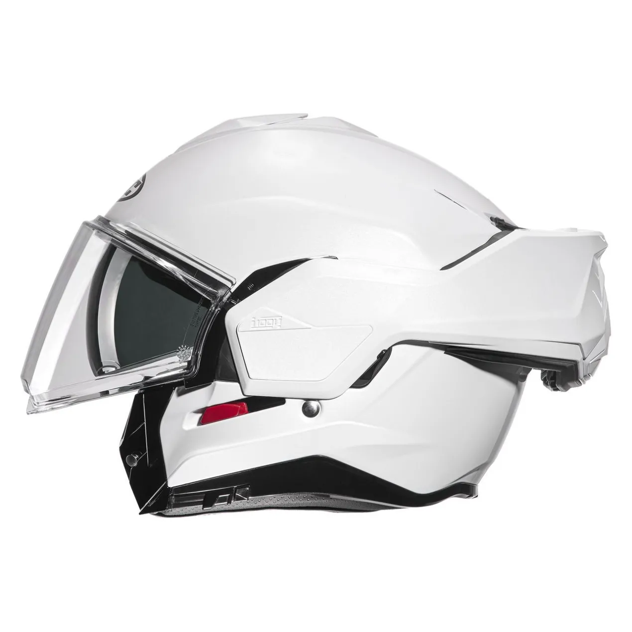 Casco Hjc I100 Solid Ribaltabile Pearl White