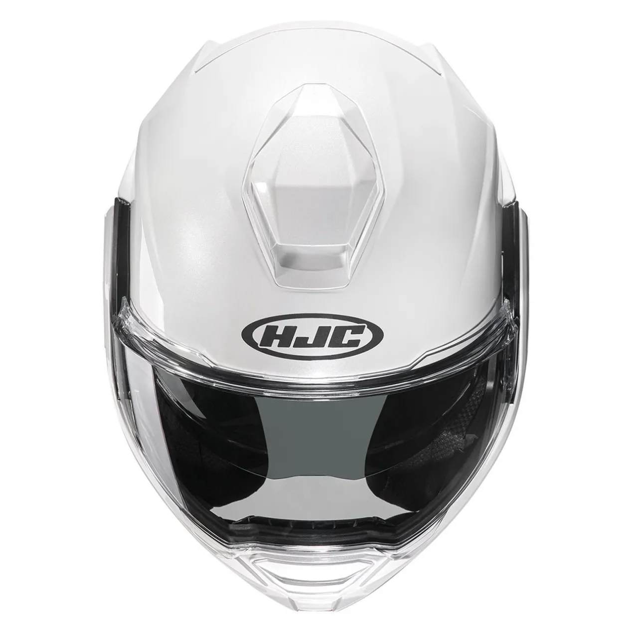 Casco Hjc I100 Solid Ribaltabile Pearl White