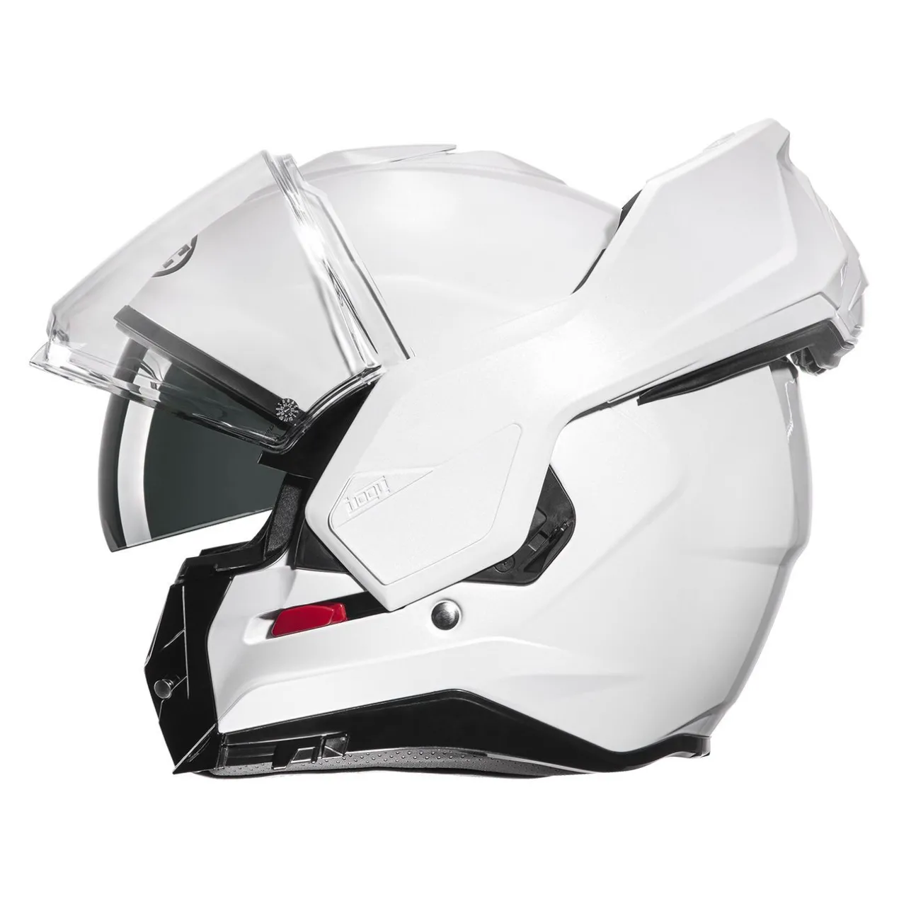 Casco Hjc I100 Solid Ribaltabile Pearl White
