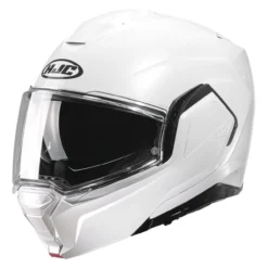 Casco Hjc I100 Solid Ribaltabile Pearl White