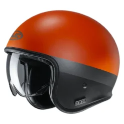 Casco Hjc Jet V30 Perot Orange Black