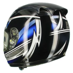Casco in Fibra Fm Radikal Blu Fantasia Ultimi Pezzi