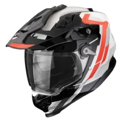 Casco Integrale Adventure Scorpion Adf-9000 Air Patrol Nero Rosso