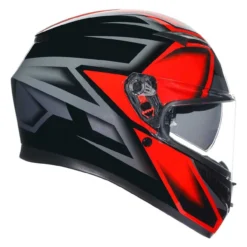 Casco Integrale Agv K3 E06 Compound Black/red