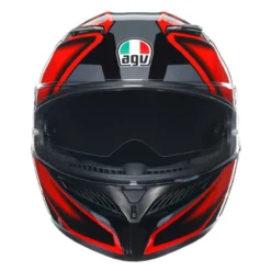 Casco Integrale Agv K3 E06 Compound Black/red