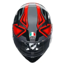 Casco Integrale Agv K3 E06 Compound Black/red