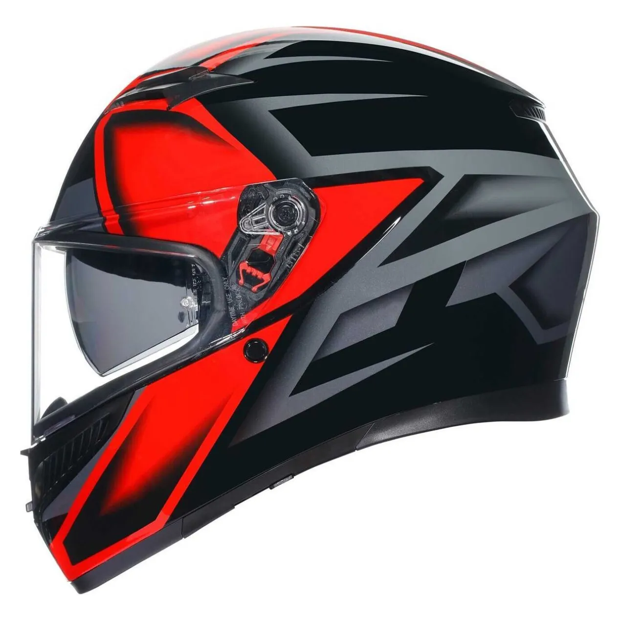 Casco Integrale Agv K3 E06 Compound Black/red