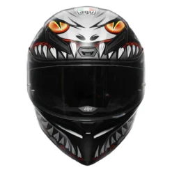 Casco Integrale Agv K1 E2206 Lyzard Matt Black/grey/red