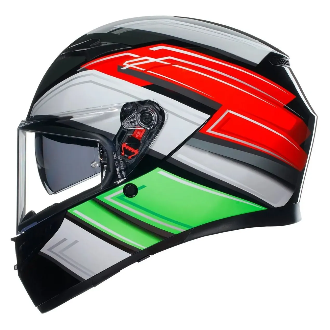 Casco Integrale Agv K3 E06 Wing Black/italy