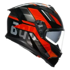 Casco Integrale Agv K7 In Fibra Taurax Black/red