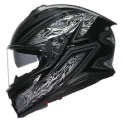 Casco Integrale Agv K7 In Fibra Damascus Black/silver