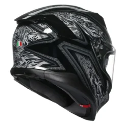 Casco Integrale Agv K7 In Fibra Damascus Black/silver