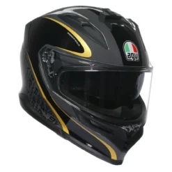 Casco Integrale Agv K7 In Fibra Flow 46 Yellow Grey