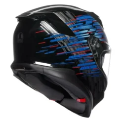Casco Integrale Agv K7 In Fibra Genisys Matt Black/blue/grey