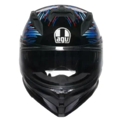 Casco Integrale Agv K7 In Fibra Genisys Matt Black/blue/grey