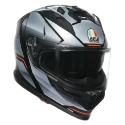 Casco Integrale Agv K7 In Fibra Jaeger Black/silver
