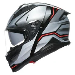 Casco Integrale Agv K7 In Fibra Jaeger Black/silver