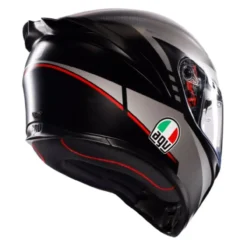 Casco Integrale Agv K1 S E2206 Graphic Lap Matt Black/grey/red