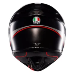 Casco Integrale Agv K1 S E2206 Graphic Lap Matt Black/grey/red