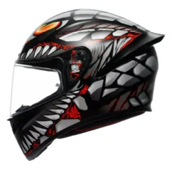 Casco Integrale Agv K1 S E2206 Graphic Lyzard Matt Black/grey/red