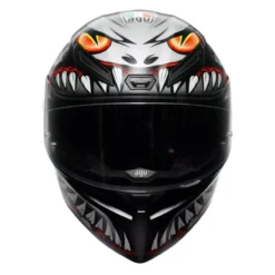 Casco Integrale Agv K1 S E2206 Graphic Lyzard Matt Black/grey/red