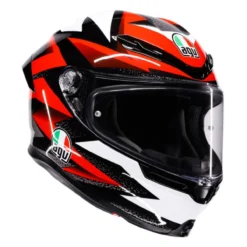 Casco Integrale Agv K6 S E2206 Mplk Graphic Braven Black/red/white