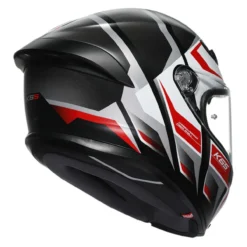 Casco Integrale Agv K6 S E2206 Mplk Graphic Karve Matt Black/white/red