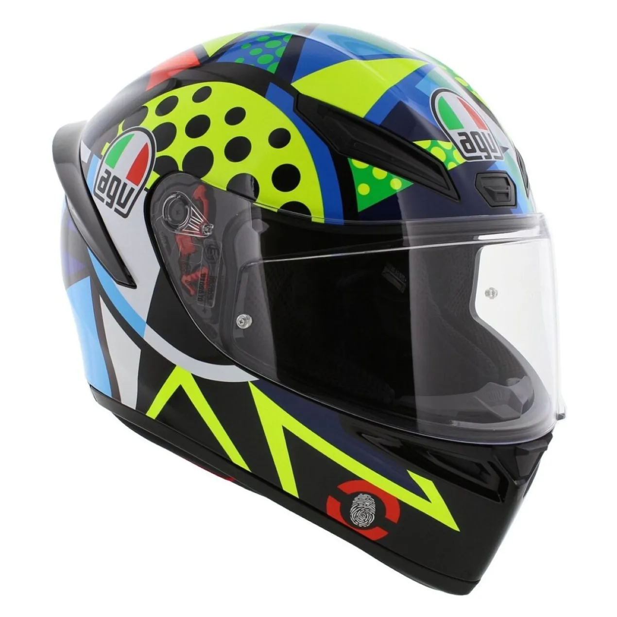 Casco Integrale Agv K1 S E2206 Replica Rossi Winter Test 2020