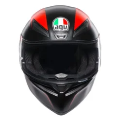 Casco Integrale Agv K1 S E06 Warmup Matt Black/re