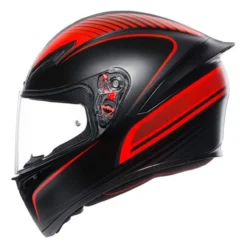 Casco Integrale Agv K1 S E06 Warmup Matt Black/re