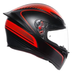 Casco Integrale Agv K1 S E06 Warmup Matt Black/re