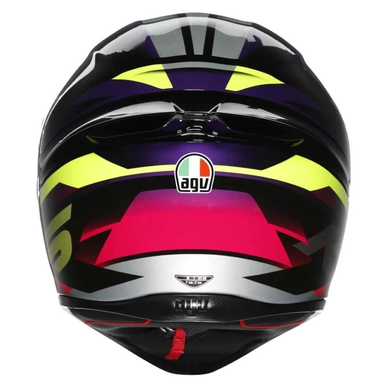 Casco Integrale Agv K1 S Fastlap E2206 Black/purple/pink