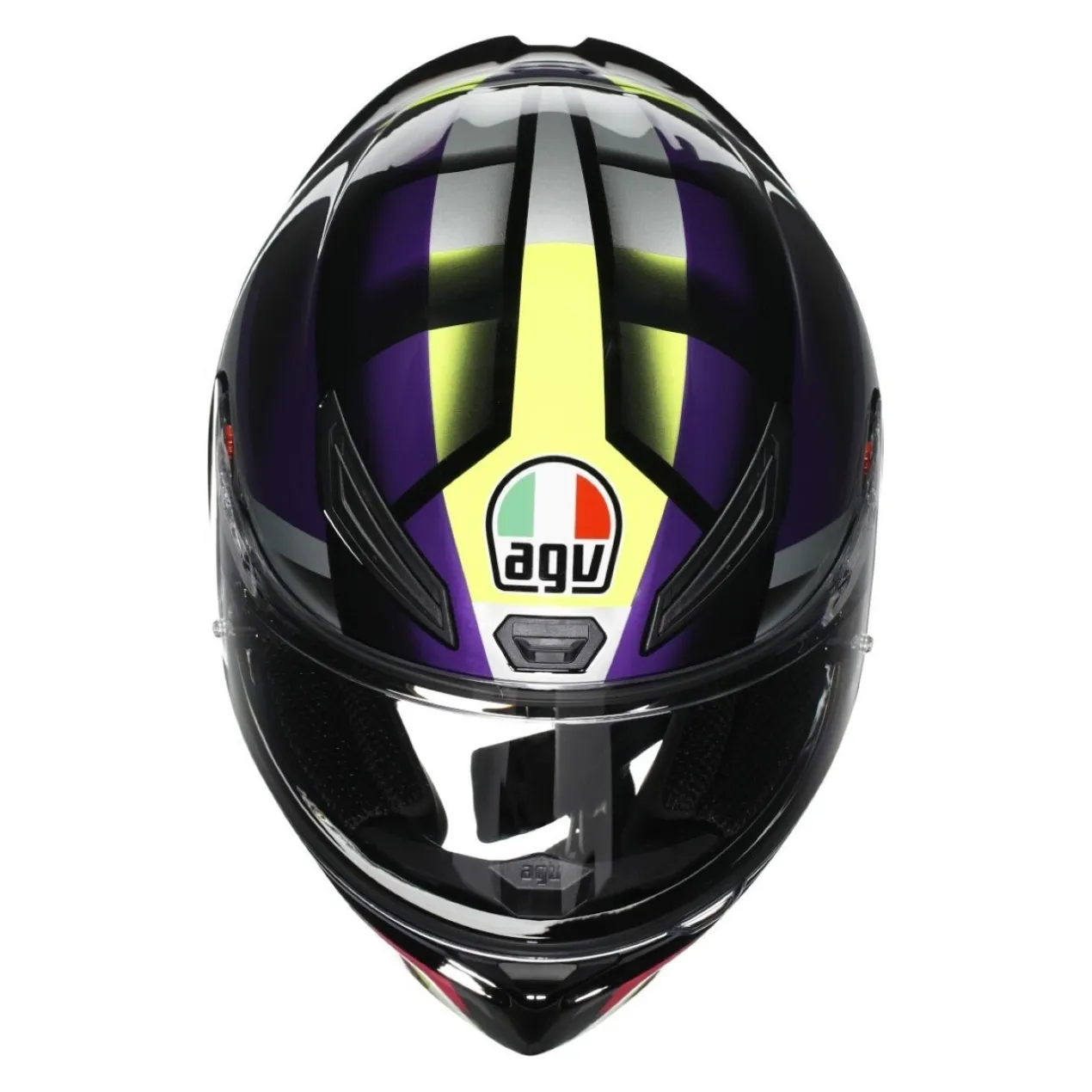 Casco Integrale Agv K1 S Fastlap E2206 Black/purple/pink