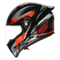 Casco Integrale Agv K1 S Fastlap E2206 Black/grey/red