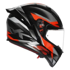 Casco Integrale Agv K1 S Fastlap E2206 Black/grey/red