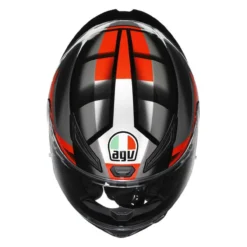 Casco Integrale Agv K1 S Fastlap E2206 Black/grey/red