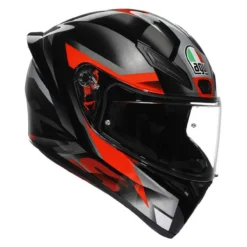 Casco Integrale Agv K1 S Fastlap E2206 Black/grey/red