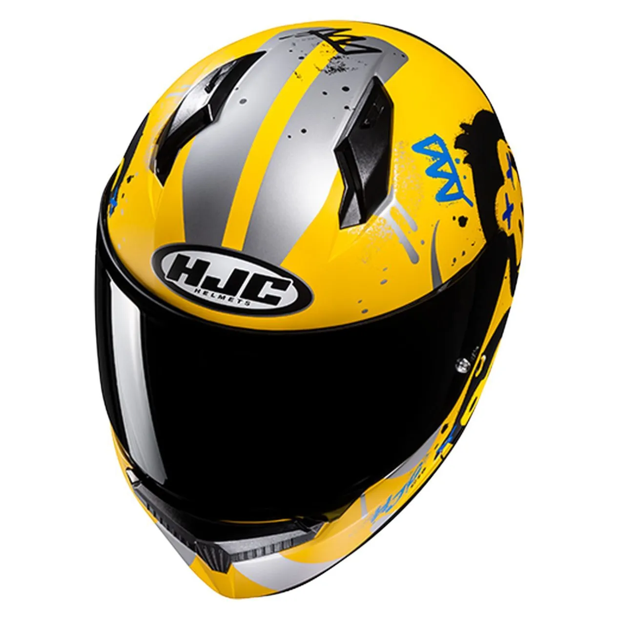 Casco Integrale Bambino Hjc C10 Geti Yellow Fluo