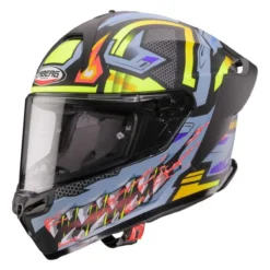 Casco Integrale Caberg Roxter Hunter Matt Black/grey/yell