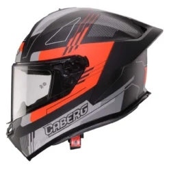 Casco Integrale Caberg Roxter Colt Matt Black/red Fluo/grigio