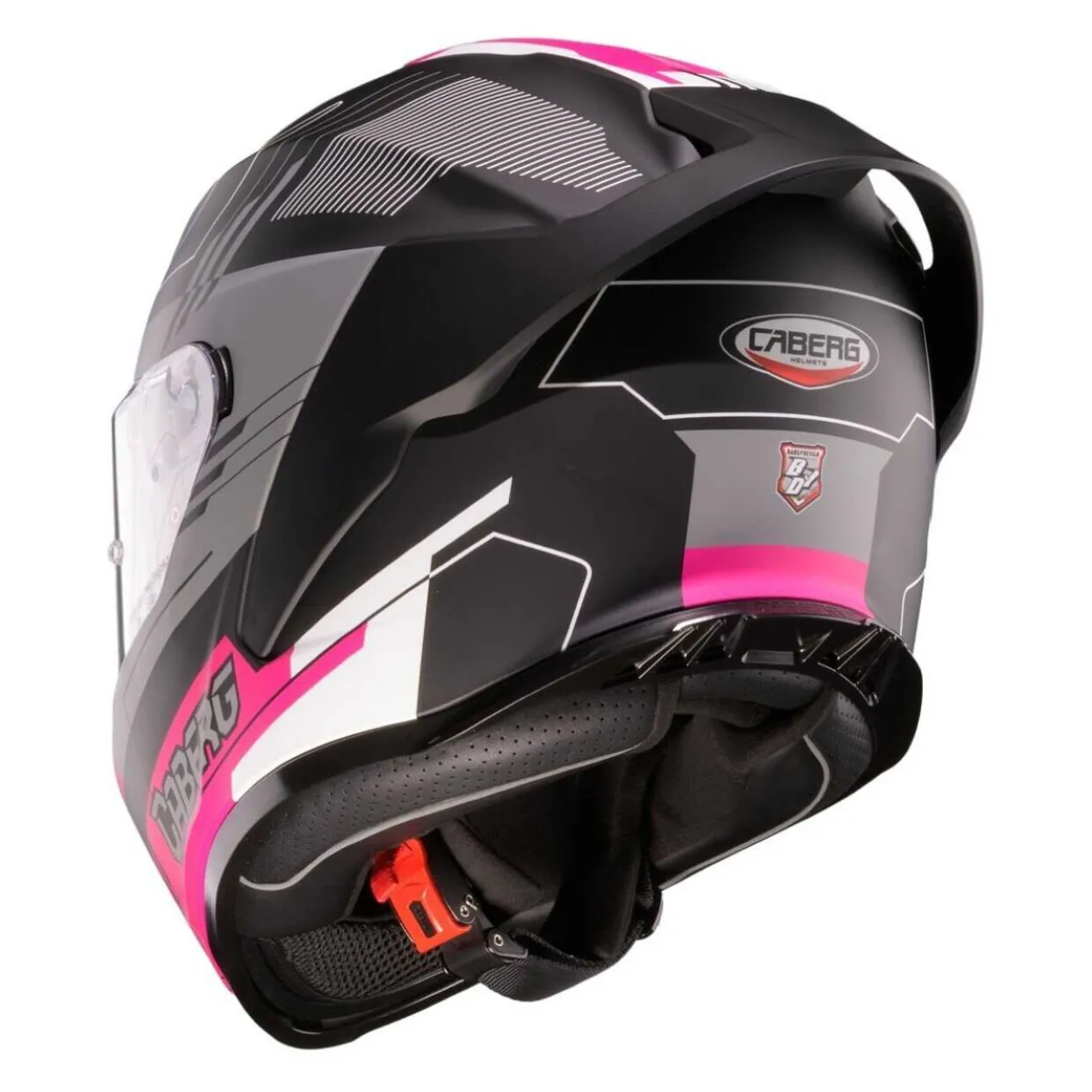 Casco Integrale Caberg Roxter Colt Matt Black/fuchsia/white