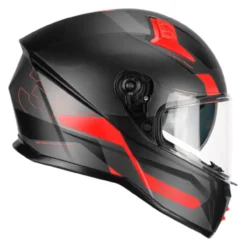 Casco Integrale Cgm 333g Onyx Sport Nero Rosso Opaco