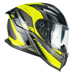 Casco Integrale Cgm 363g Shot Race Nero Giallo Fluo