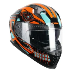 Casco Integrale Cgm 311m Blast Maya Nero Arancione Azzur