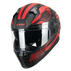 Casco Integrale Cgm 311m Blast Maya Nero Rosso Opaco