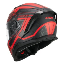 Casco Integrale Cgm 311m Blast Maya Nero Rosso Opaco